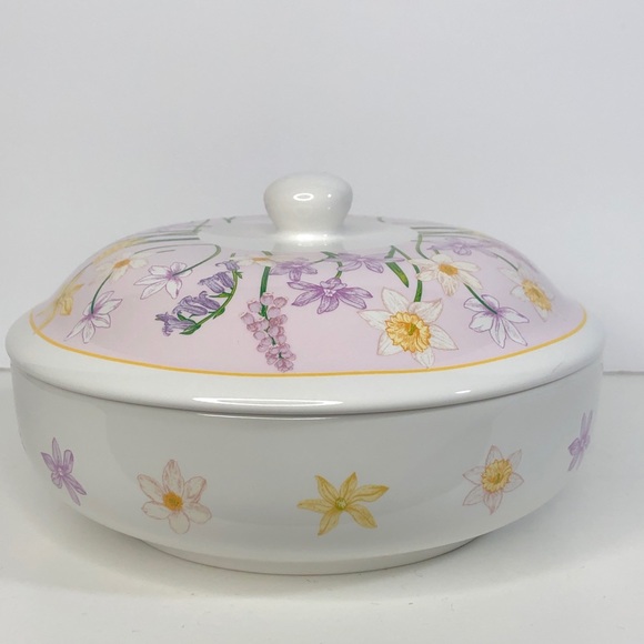 See’s Candies Spring Easter Flowers Candy Dish - Picture 2 of 9